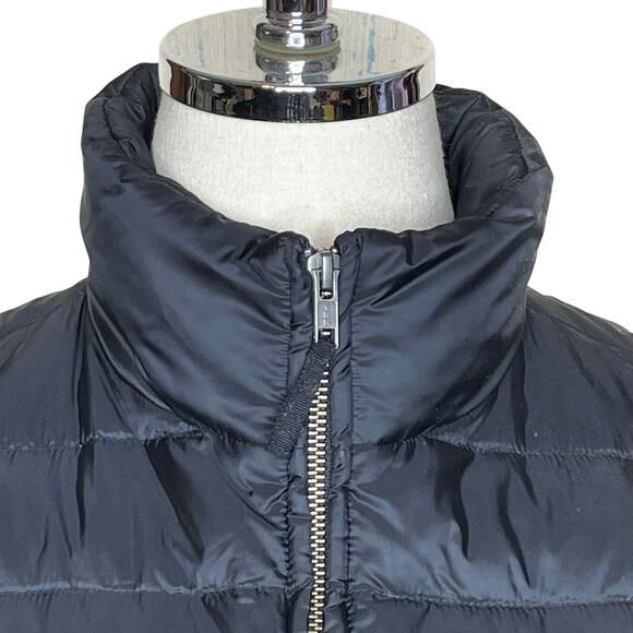 Talbots Women’s S Down Filled Puffer Quilted Vest Zio Pockets Stand Collar EUC - Picture 2 of 11